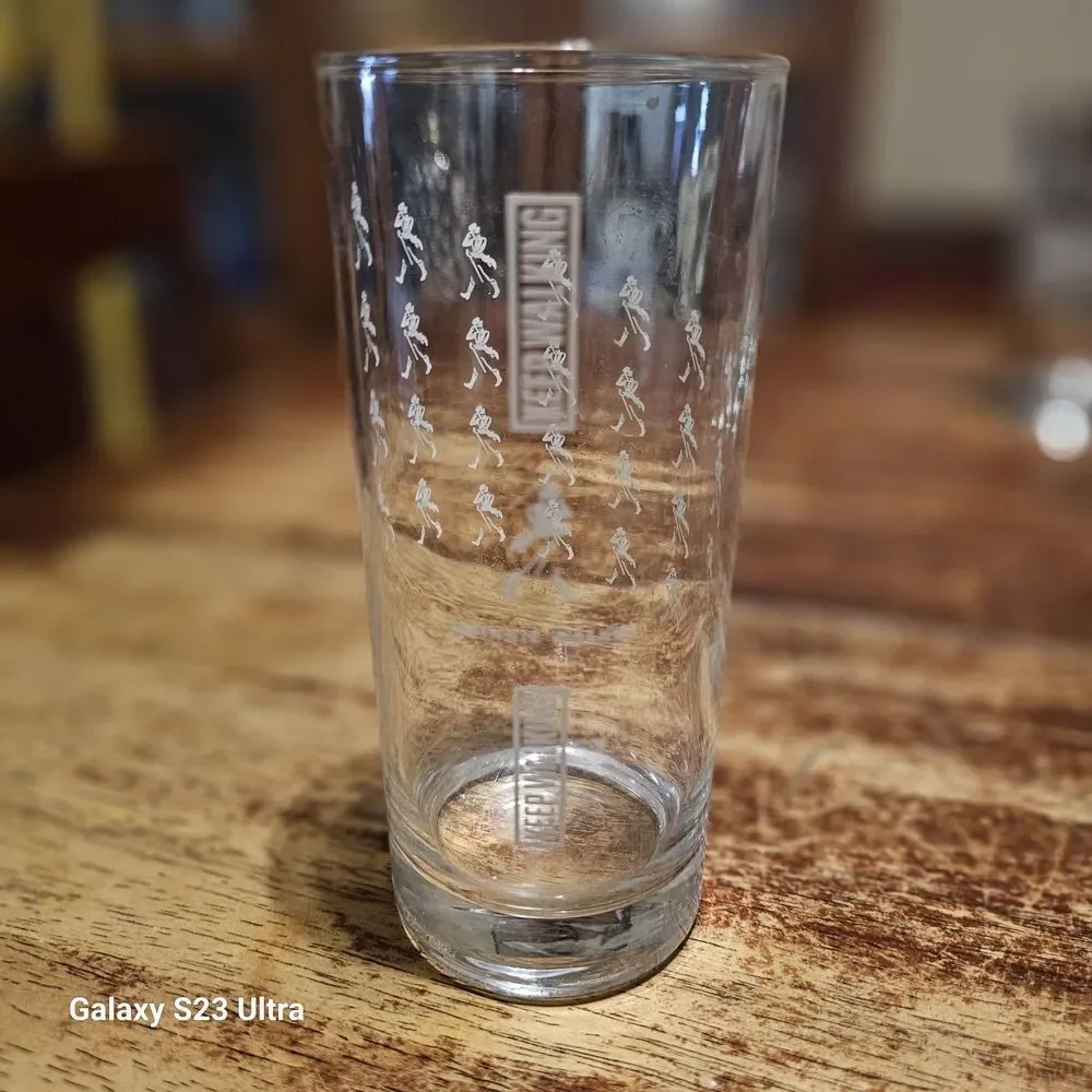 Johnnie Walker Keep Walking 12oz Cocktail High Ball Glass 5-3/4